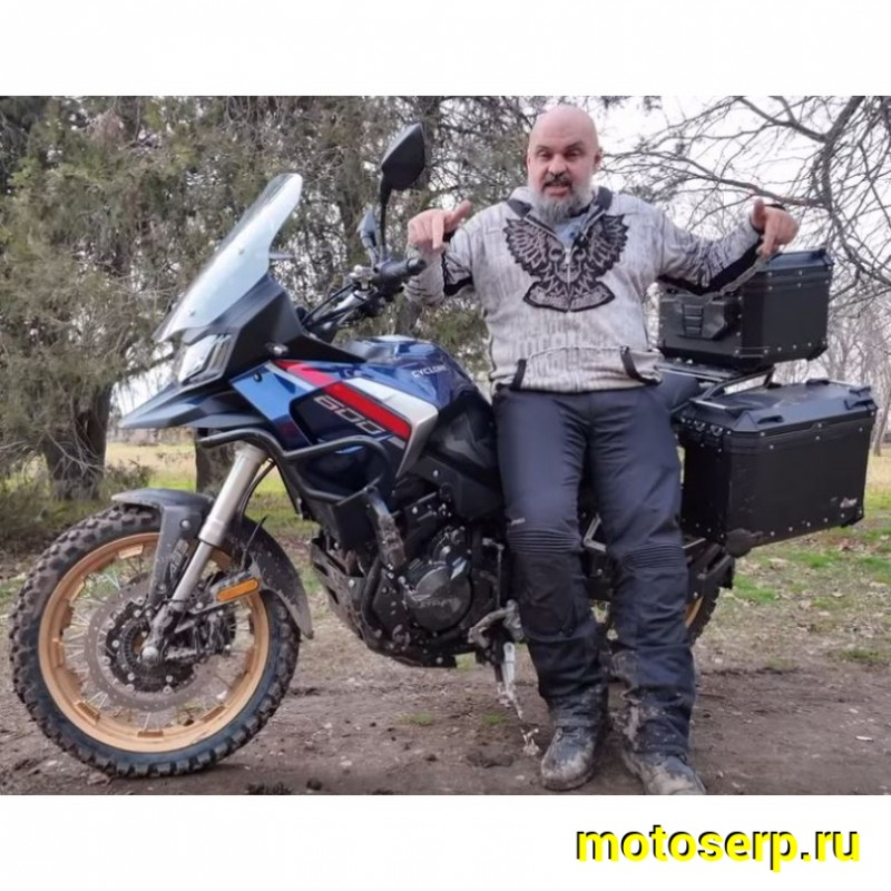 Купить  Мотоцикл внедорожный CYCLONE RX600 ADV (SR600GY) 2025 г ПТС, 550cc 19/17 Тур-эндуро (.)  (шт) (ФОТО купить с доставкой по Москве и России, цена, технические характеристики, комплектация фото  - motoserp.ru