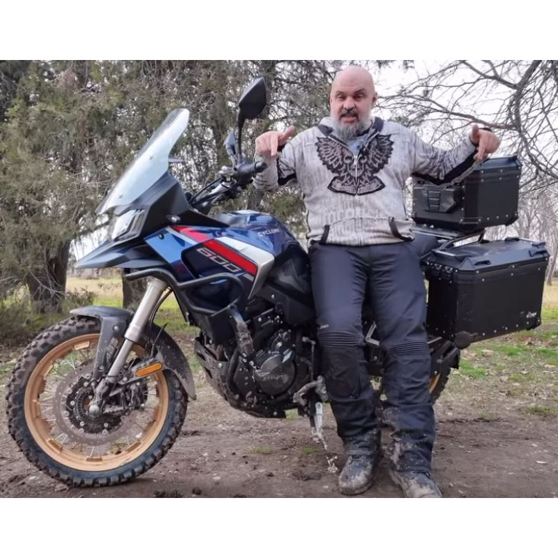 Купить  Мотоцикл внедорожный CYCLONE RX600 ADV (SR600GY) 2026г ПТС, 550cc 19/17 Тур-эндуро  2026г  (шт) (ФОТО купить с доставкой по Москве и России, цена, технические характеристики, комплектация фото  - motoserp.ru