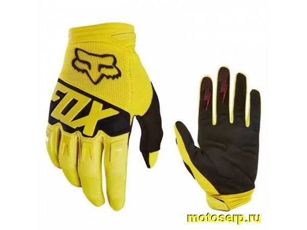 Купить  Перчатки Fox Dirtpaw Race жёлтый (XS) (реплика) (пар) (Кокурин купить с доставкой по Москве и России, цена, технические характеристики, комплектация фото  - motoserp.ru