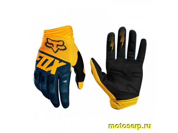 Купить  Перчатки Fox Dirtpaw Race синий/желтый (XXS) (реплика) (пар) (Кокурин  купить с доставкой по Москве и России, цена, технические характеристики, комплектация фото  - motoserp.ru