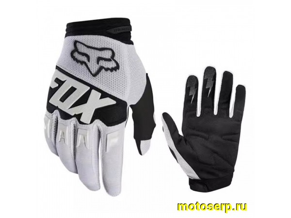 Купить  Перчатки Fox Dirtpaw Race белый/черный (XXS) (реплика) (пар) (Кокурин  купить с доставкой по Москве и России, цена, технические характеристики, комплектация фото  - motoserp.ru