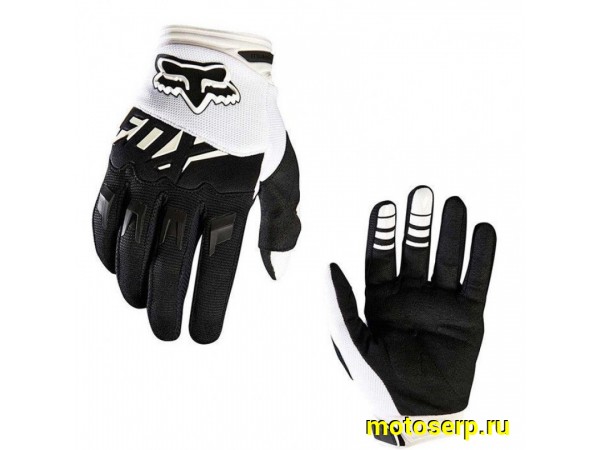 Купить  Перчатки Fox Dirtpaw Race черный/белый (XS) (реплика) (пар) (Кокурин  купить с доставкой по Москве и России, цена, технические характеристики, комплектация фото  - motoserp.ru