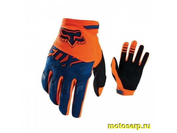 Купить  Перчатки Fox Dirtpaw Race синий/оранжевый (XS) (реплика) (пар) (Кокурин  купить с доставкой по Москве и России, цена, технические характеристики, комплектация фото  - motoserp.ru