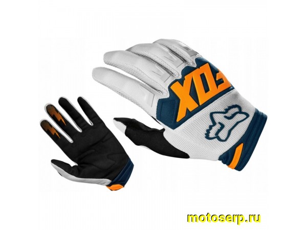 Купить  Перчатки Fox Dirtpaw Race белый/синий (XXS) (реплика) (пар) (Кокурин  купить с доставкой по Москве и России, цена, технические характеристики, комплектация фото  - motoserp.ru