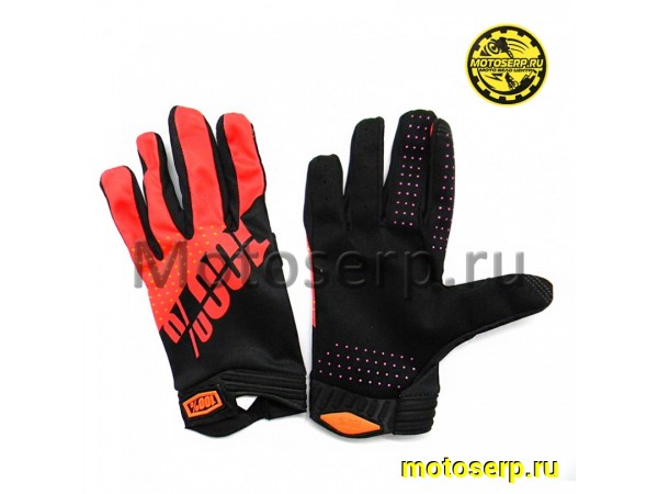 Купить  Перчатки 100% Ridefit Glove Fluo черный/красный (XL) (реплика) (пар) (Кокурин купить с доставкой по Москве и России, цена, технические характеристики, комплектация фото  - motoserp.ru