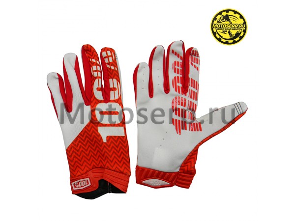 Купить  Перчатки 100% Ridefit Glove Fluo красный/белый (XL) (реплика) (пар) (Кокурин купить с доставкой по Москве и России, цена, технические характеристики, комплектация фото  - motoserp.ru