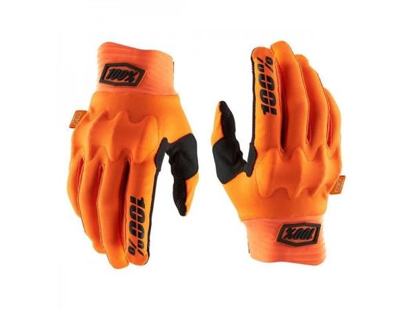Купить  Перчатки 100% Cognito D3O Glove (с мягкими костяжками) оранжевый (S) (реплика) (пар) (Кокурин купить с доставкой по Москве и России, цена, технические характеристики, комплектация фото  - motoserp.ru