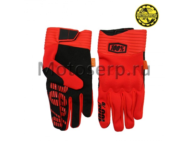 Купить  Перчатки 100% Cognito D3O Glove (с мягкими костяжками) красный (L) (реплика) (пар) (Кокурин купить с доставкой по Москве и России, цена, технические характеристики, комплектация фото  - motoserp.ru