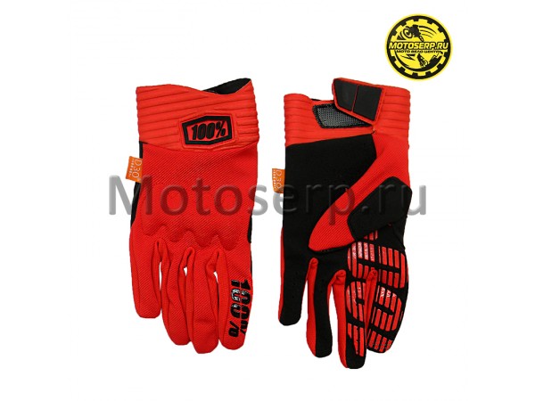 Купить  Перчатки 100% Cognito D3O Glove (с мягкими костяжками) красный (M) (реплика) (пар) (Кокурин купить с доставкой по Москве и России, цена, технические характеристики, комплектация фото  - motoserp.ru