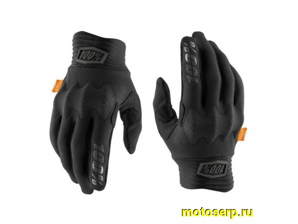 Купить  Перчатки 100% Cognito D3O Glove (с мягкими костяжками) черный (L) (реплика) (пар) (Кокурин купить с доставкой по Москве и России, цена, технические характеристики, комплектация фото  - motoserp.ru