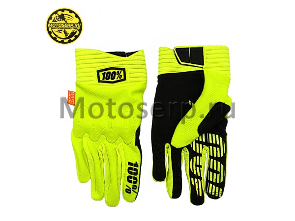 Купить  Перчатки 100% Cognito D3O Glove (с мягкими костяжками) салатовый (L) (реплика) (пар) (Кокурин купить с доставкой по Москве и России, цена, технические характеристики, комплектация фото  - motoserp.ru