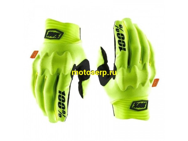 Купить  Перчатки 100% Cognito D3O Glove (с мягкими костяжками) салатовый (S) (реплика) (пар) (Кокурин купить с доставкой по Москве и России, цена, технические характеристики, комплектация фото  - motoserp.ru