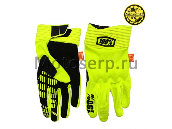 Купить  Перчатки 100% Cognito D3O Glove (с мягкими костяжками) салатовый (S) (реплика) (пар) (Кокурин купить с доставкой по Москве и России, цена, технические характеристики, комплектация фото  - motoserp.ru
