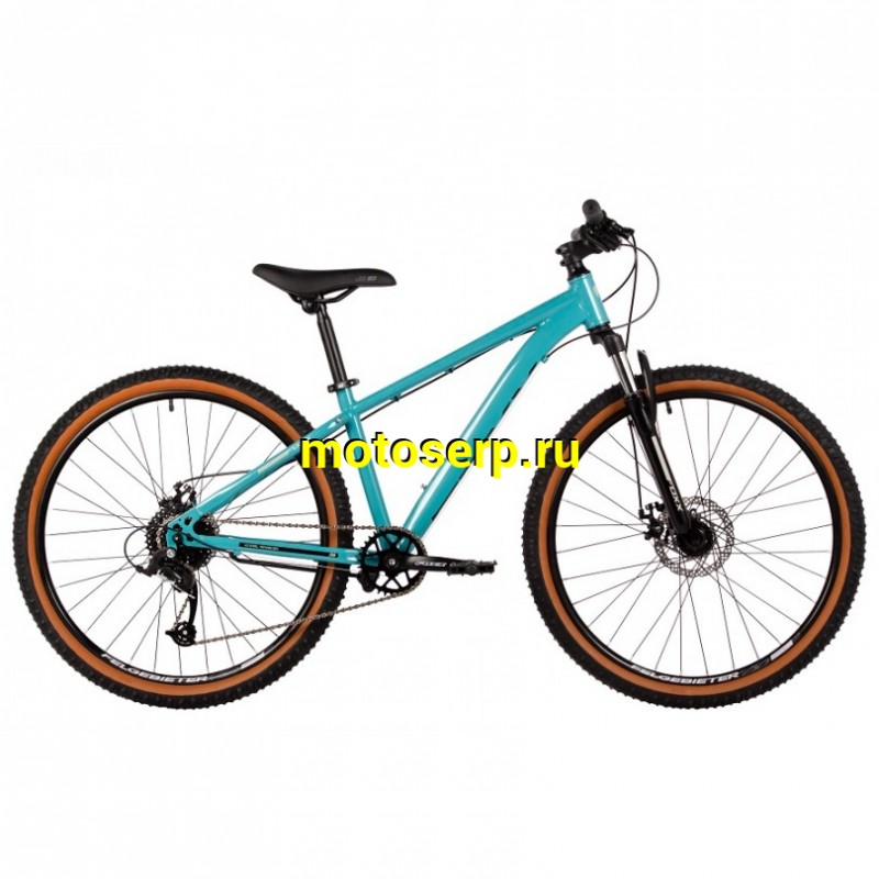 Купить  26" FOXX ARAGON бирюзовый (14) (АРАГОН) 26"; 8ск; рама-сталь; тормоз-Disk (шт) (ART (M купить с доставкой по Москве и России, цена, технические характеристики, комплектация фото  - motoserp.ru