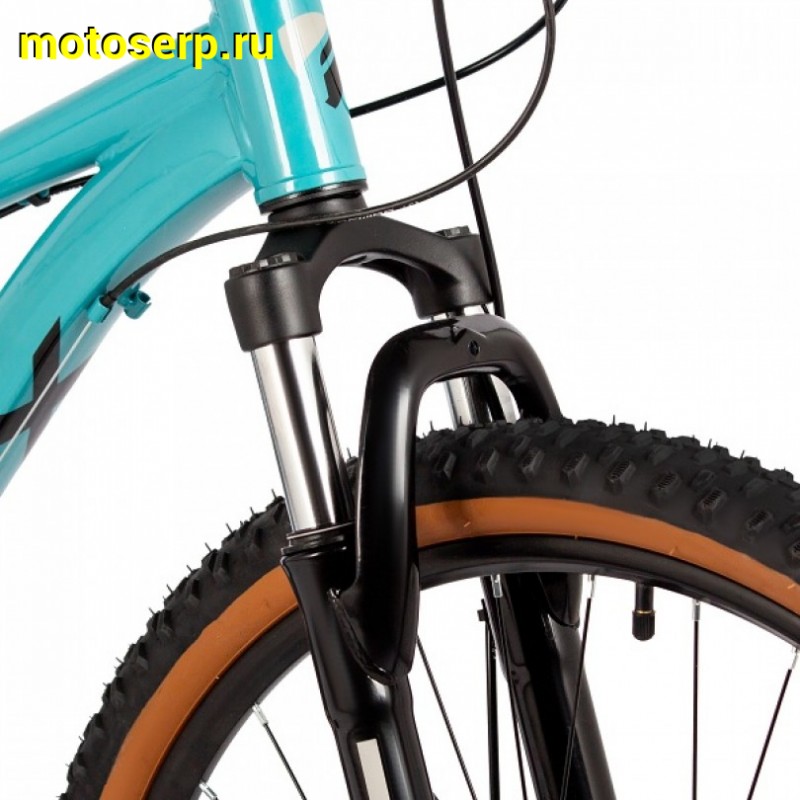 Купить  26" FOXX ARAGON бирюзовый (14) (АРАГОН) 26"; 8ск; рама-сталь; тормоз-Disk (шт) (ART (M купить с доставкой по Москве и России, цена, технические характеристики, комплектация фото  - motoserp.ru