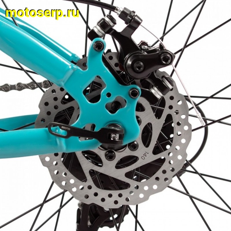 Купить  26" FOXX ARAGON бирюзовый (14) (АРАГОН) 26"; 8ск; рама-сталь; тормоз-Disk (шт) (ART (M купить с доставкой по Москве и России, цена, технические характеристики, комплектация фото  - motoserp.ru