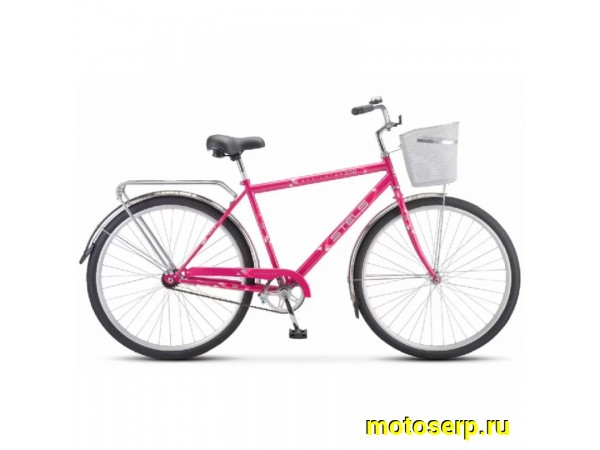 Купить  28" STELS NAVIGATOR-300 розовый (Gent) (Стелс Навигатор-300) (Муж) 28"; 1ск; рама-сталь; тормоз-ножной; вилка стальная-жесткая (шт) (ART купить с доставкой по Москве и России, цена, технические характеристики, комплектация фото  - motoserp.ru