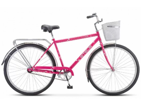 Купить  28" STELS NAVIGATOR-300 розовый (Gent) (Стелс Навигатор-300) (Муж) 28"; 1ск; рама-сталь; тормоз-ножной; вилка стальная-жесткая (шт) (ART купить с доставкой по Москве и России, цена, технические характеристики, комплектация фото  - motoserp.ru