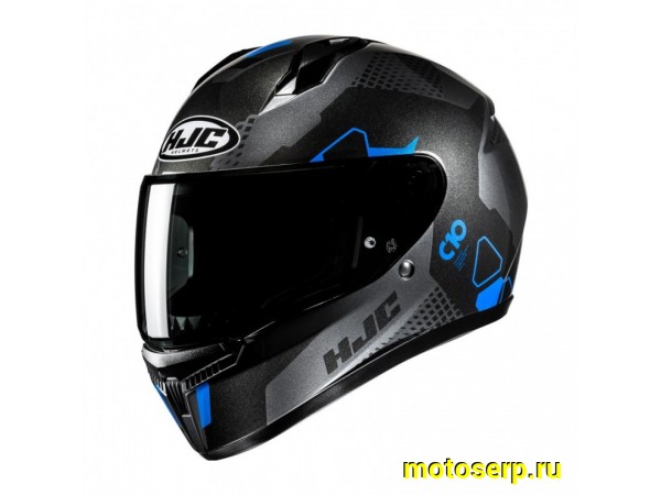 Купить  Шлем закрытый HJC C10 ASPA MC2 (L) интеграл (шт) (УТ-00126226) (Mr.M купить с доставкой по Москве и России, цена, технические характеристики, комплектация фото  - motoserp.ru
