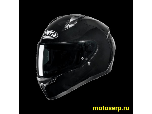 Купить  Шлем закрытый HJC C10 BLACK (L) интеграл (шт) (УТ-00116560) (JP купить с доставкой по Москве и России, цена, технические характеристики, комплектация фото  - motoserp.ru
