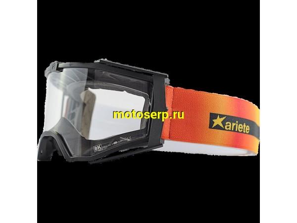 Купить  Очки мото Кросс ARIETE 8K ARI 2-4 черно-оранжевые (шт) (JP купить с доставкой по Москве и России, цена, технические характеристики, комплектация фото  - motoserp.ru