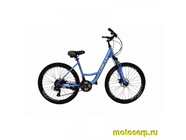 Купить  26" LORAK COMFORT LADY голубой(17") (Лорак Комфорт Леди) 26"; 21ск; рама-алюминий; тормоз-Disk (шт) (ART купить с доставкой по Москве и России, цена, технические характеристики, комплектация фото  - motoserp.ru