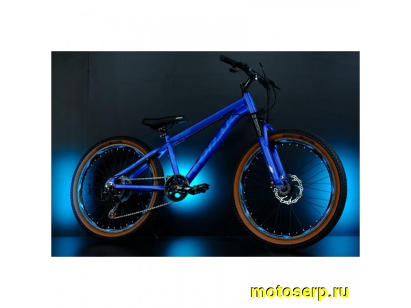 Купить  24" LORAK Fast Brown синий (13") (Лорак фаст броун) 24"; 7ск; рама-алюм; тормоз-Disk (шт) (ART купить с доставкой по Москве и России, цена, технические характеристики, комплектация фото  - motoserp.ru