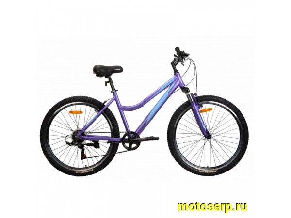 Купить  26" LORAK GLORY 4 фиолетовый (17") (Лорак Глори 4) 26"; 7ск; рама-алюм; тормоз-V-Brake (шт) (ART купить с доставкой по Москве и России, цена, технические характеристики, комплектация фото  - motoserp.ru