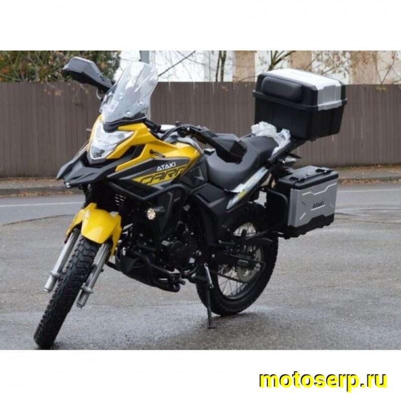 Купить  Мотоцикл внедорожный ATAKI CARRERA 300 (4T PR300) ПТС 19/17 (2025г.) Желтый Тур-эндуро ЗА КОФРЫ +41950р. без дуг. (шт) (SM купить с доставкой по Москве и России, цена, технические характеристики, комплектация фото  - motoserp.ru