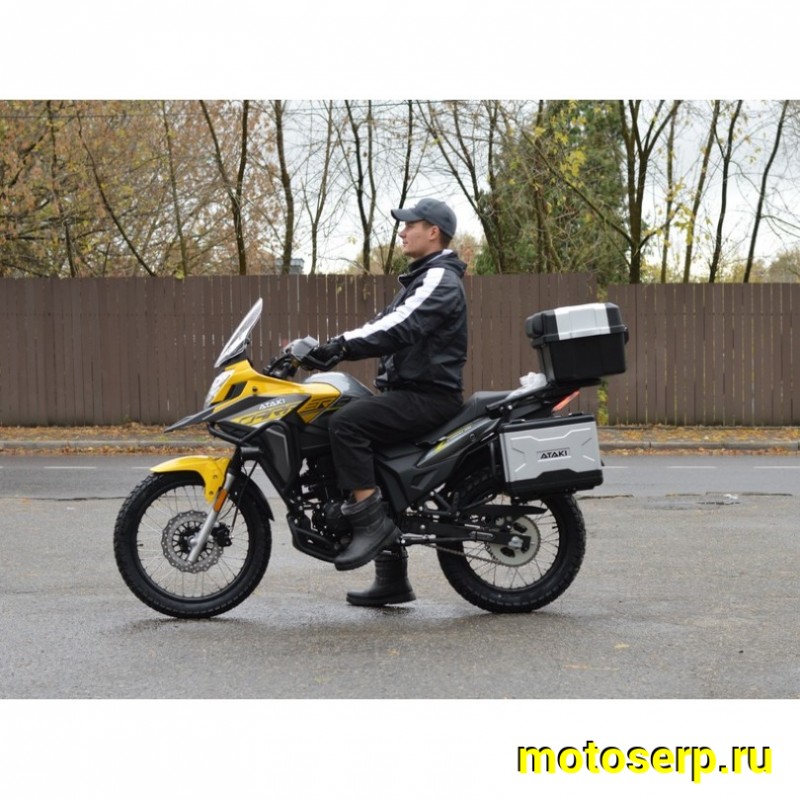 Купить  Мотоцикл внедорожный ATAKI CARRERA 300 (4T PR300) ПТС 19/17 (2025г.) Желтый Тур-эндуро ЗА КОФРЫ +41950р. без дуг. (шт) (SM  купить с доставкой по Москве и России, цена, технические характеристики, комплектация фото  - motoserp.ru