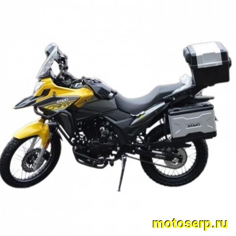 Купить  Мотоцикл внедорожный ATAKI CARRERA 300 (4T PR300) ПТС 19/17 (2025г.) Желтый Тур-эндуро ЗА КОФРЫ +41950р. без дуг. (шт) (SM  купить с доставкой по Москве и России, цена, технические характеристики, комплектация фото  - motoserp.ru