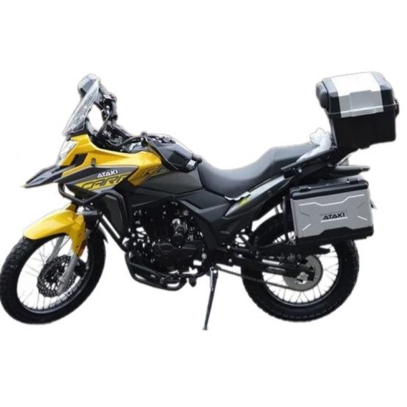 Купить  Мотоцикл внедорожный ATAKI Carrera 300 (4T PR300) 19/17 ПТС (2025г.) Желтый Тур-эндуро ЗА КОФРЫ +41950р. без дуг. (шт) (SM  купить с доставкой по Москве и России, цена, технические характеристики, комплектация фото  - motoserp.ru