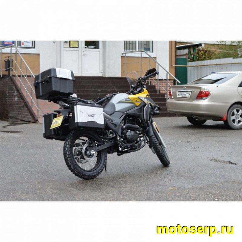 Купить  Мотоцикл внедорожный ATAKI CARRERA 300 (4T PR300) ПТС 19/17 (2025г.) Желтый Тур-эндуро ЗА КОФРЫ +41950р. без дуг. (шт) (SM  купить с доставкой по Москве и России, цена, технические характеристики, комплектация фото  - motoserp.ru