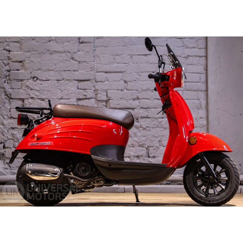 Купить  Скутер VMC SPRINT 50 EFI инжектор, 10/10", 4Т, диск/бараб, LED фара (шт) 01250 (Vento купить с доставкой по Москве и России, цена, технические характеристики, комплектация фото  - motoserp.ru