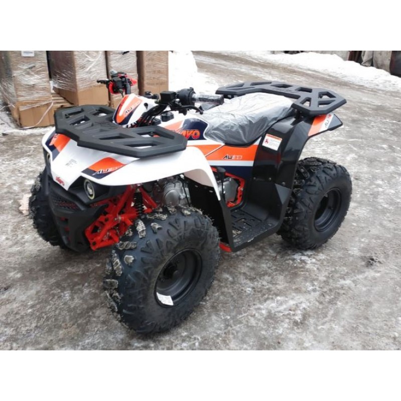 Купить  125cc Квадроцикл KAYO AU125 (белый пластик) (ПТС) 125сс, 8/8" эл.стартер, диск/диск (шт) (SM купить с доставкой по Москве и России, цена, технические характеристики, комплектация фото  - motoserp.ru