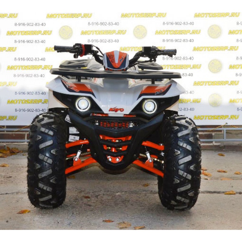 Купить  125cc Квадроцикл KAYO AU125 (белый пластик) (ПТС) 125сс, 8/8" эл.стартер, диск/диск (шт) (SM купить с доставкой по Москве и России, цена, технические характеристики, комплектация фото  - motoserp.ru