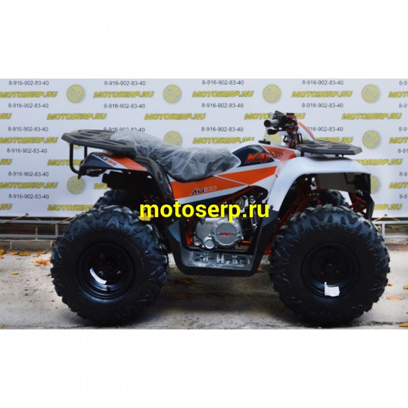 Купить  125cc Квадроцикл KAYO AU125 (белый пластик 2024 г) (ПТС)  (шт) (SM купить с доставкой по Москве и России, цена, технические характеристики, комплектация фото  - motoserp.ru