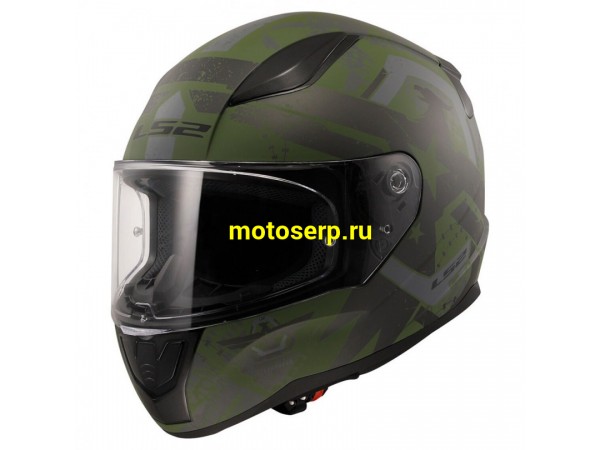 Купить  Шлем закрытый LS2 FF353 RAPID 2 THUNDER BIRDS Matt Military (XL) интеграл (шт) (LS2 купить с доставкой по Москве и России, цена, технические характеристики, комплектация фото  - motoserp.ru