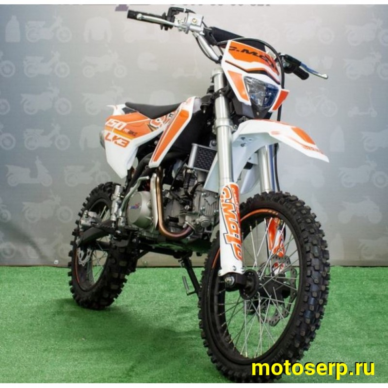 Купить  Питбайк С.МОТО LK3-150; 150сс; 17"/14", механика. эл/кикстарт, (спортинв) (шт) (С.МОТО (ФОТО купить с доставкой по Москве и России, цена, технические характеристики, комплектация фото  - motoserp.ru