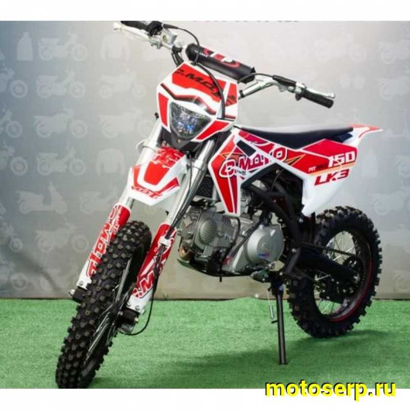 Купить  Питбайк С.МОТО LK3-150; 150сс; 17"/14", механика. эл/кикстарт, (спортинв) (шт) (С.МОТО (ФОТО купить с доставкой по Москве и России, цена, технические характеристики, комплектация фото  - motoserp.ru