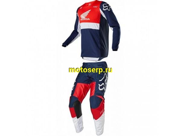 Купить  Джерси + штаны  для мотокроса (футболка и штаны) FOX Racing 180 Honda красный/синий 3XL (комп) (МотоЯ купить с доставкой по Москве и России, цена, технические характеристики, комплектация фото  - motoserp.ru