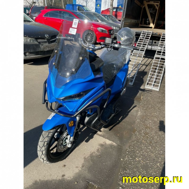 Купить  Скутер Jilang ADV 2+ EFI 50сс ИНЖЕКТОР 14/13" дикс/бар, дуги, держатель телефона +шлем (шт) 01800 (City  (К-дар купить с доставкой по Москве и России, цена, технические характеристики, комплектация фото  - motoserp.ru