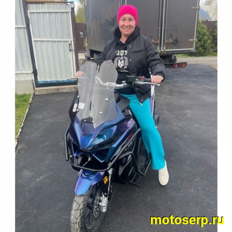 Купить  Скутер Jilang ADV 2+ EFI 50сс ИНЖЕКТОР 14/13" дикс/бар, дуги, держатель телефона +шлем (шт) 01800 (City  (К-дар купить с доставкой по Москве и России, цена, технические характеристики, комплектация фото  - motoserp.ru
