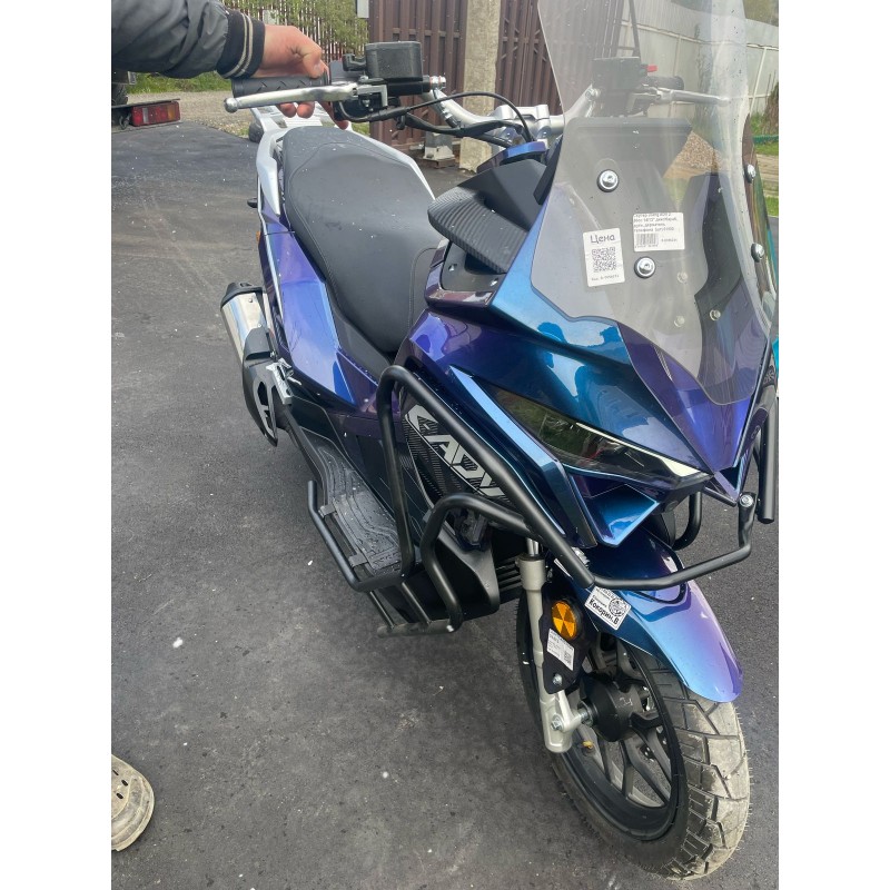 Купить  Скутер Jilang ADV 2+ EFI 50сс ИНЖЕКТОР 14/13" дикс/бар, дуги, держатель телефона +шлем (шт) 01800 (City  (К-дар купить с доставкой по Москве и России, цена, технические характеристики, комплектация фото  - motoserp.ru