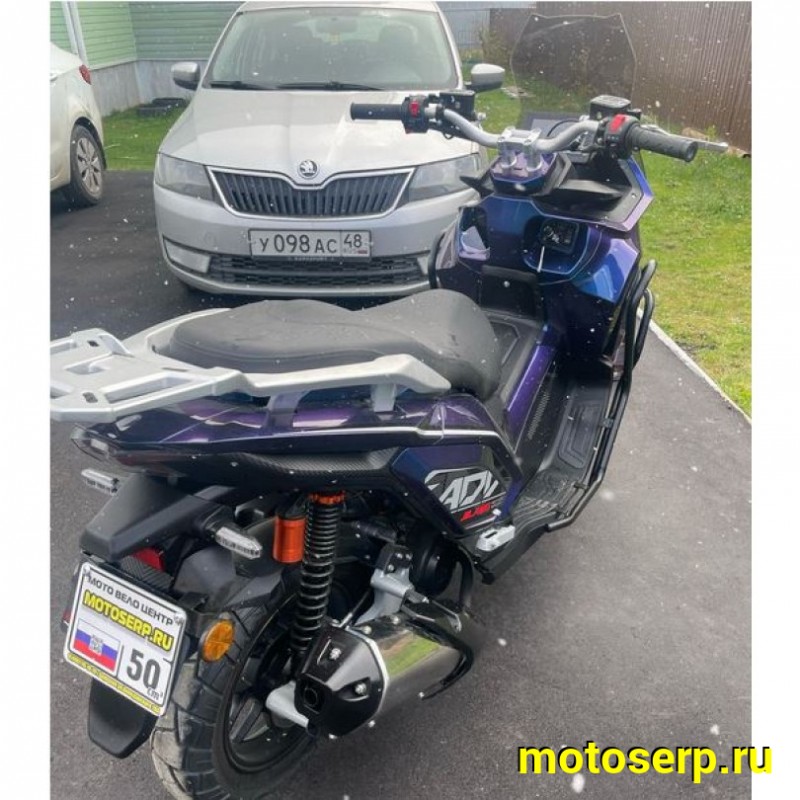 Купить  Скутер Jilang ADV 2+ EFI 50сс ИНЖЕКТОР 14/13" дикс/бар, дуги, держатель телефона +шлем (шт) 01800 (City  (К-дар купить с доставкой по Москве и России, цена, технические характеристики, комплектация фото  - motoserp.ru