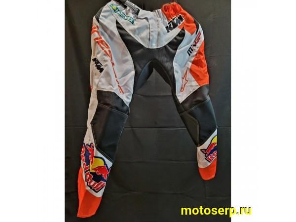 Купить  Штаны для мотокросса V-RUS Red Bull белый р-р 3XL (шт) (МотоЯ купить с доставкой по Москве и России, цена, технические характеристики, комплектация фото  - motoserp.ru