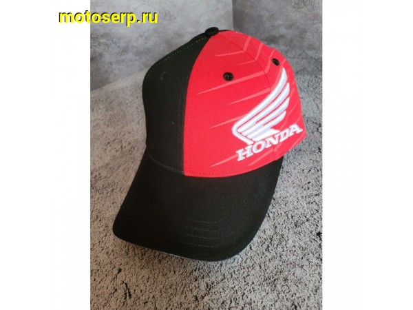 Купить  Бейсболка HONDA LOGO (черный/белый/красный) (шт) (МотоЯ купить с доставкой по Москве и России, цена, технические характеристики, комплектация фото  - motoserp.ru