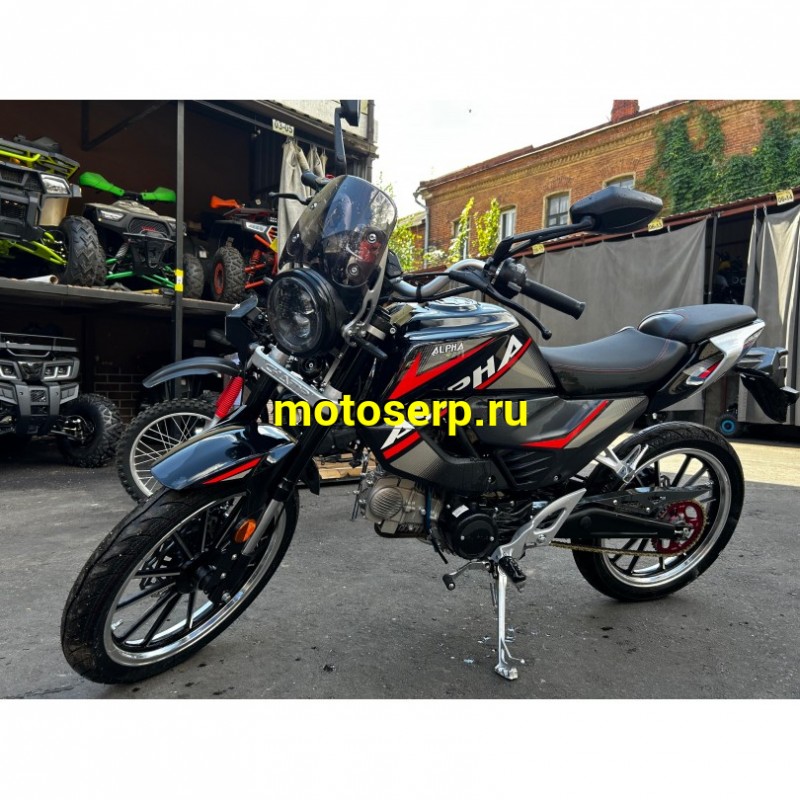 Купить  Мопед Millenium Alpha Champ, пробег 198км  4Т; 50/150cc; колеса 17"литые; 4пер, эл. старт; БЕЗ КИКА!  (шт)  купить с доставкой по Москве и России, цена, технические характеристики, комплектация фото  - motoserp.ru