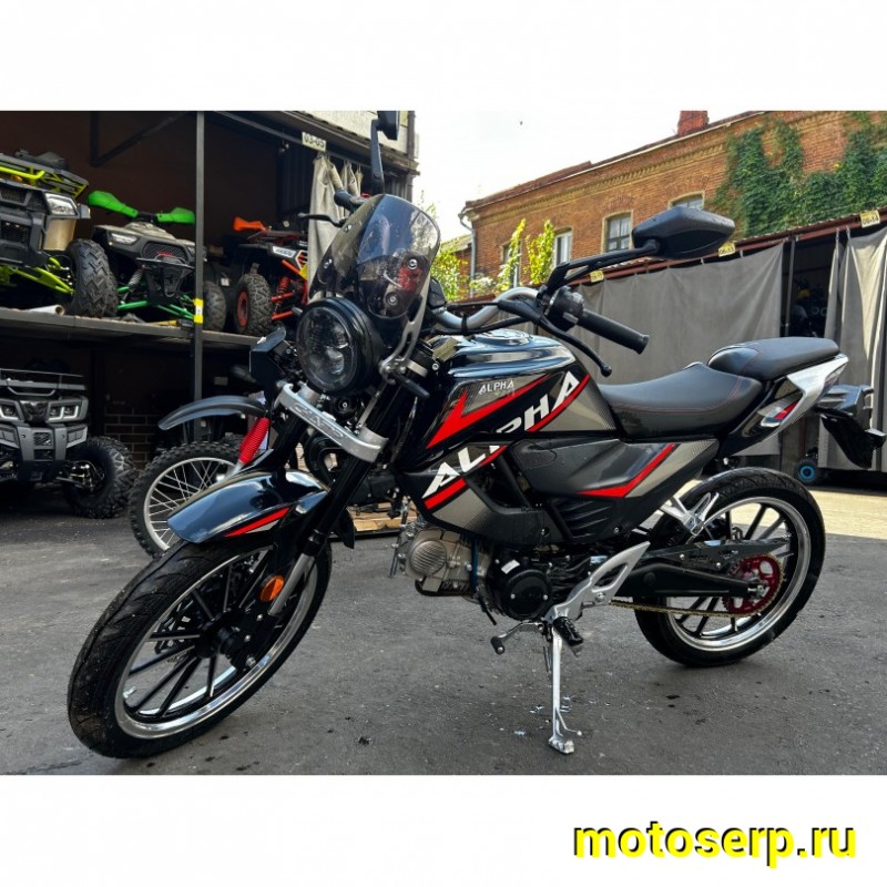 Купить  Мопед Millenium Alpha Champ, пробег 198км  4Т; 50/150cc; колеса 17"литые; 4пер, эл. старт; БЕЗ КИКА!  (шт)  купить с доставкой по Москве и России, цена, технические характеристики, комплектация фото  - motoserp.ru