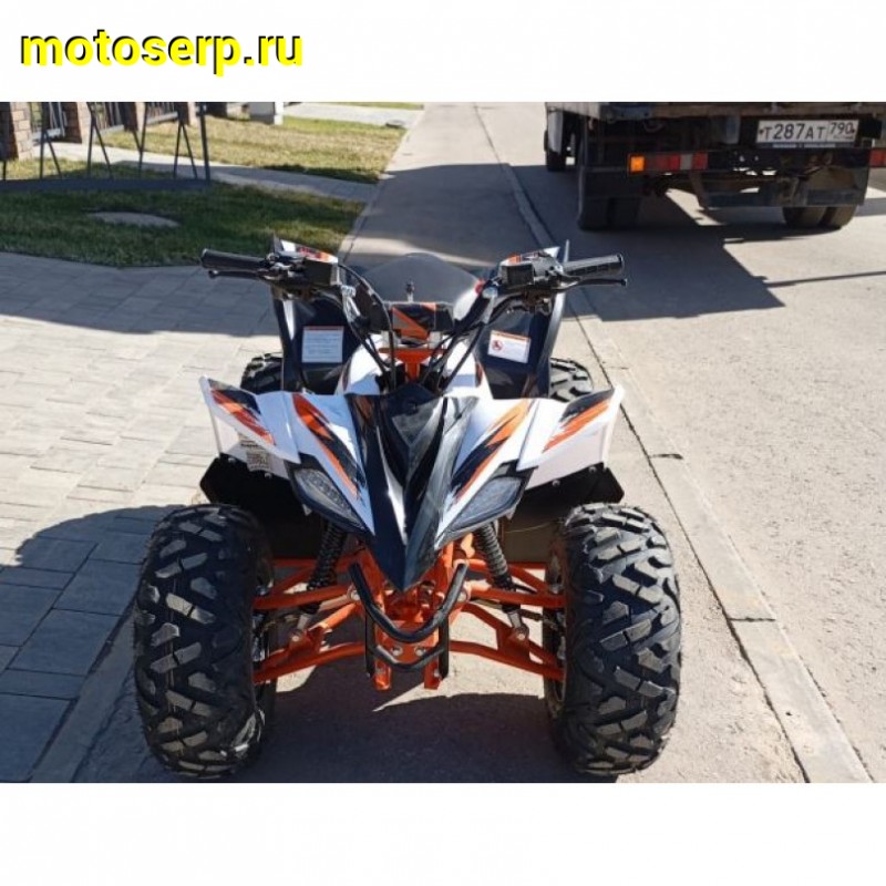 Купить  110cc Квадроцикл KAYO AT110 (белый пластик) (ПТС) 2025 г. 110сс, электростартер, 8/8" (шт) (SM купить с доставкой по Москве и России, цена, технические характеристики, комплектация фото  - motoserp.ru